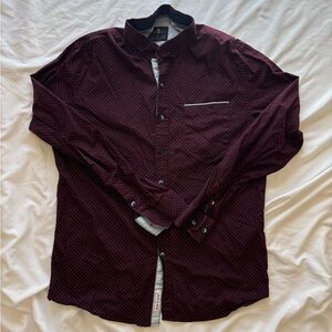 burgundy dress shirt express Leslie Fringe Bodycon Dress